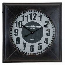 XXL Wanduhr Metall Groß 68x68