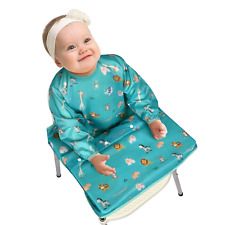 Baby Lätzchen Mit Lange Ärmeln, 2 in 1 Baby Langarmlätzchen Befestigt Sich an Ih