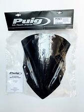 Puig Racingscheibe Kawasaki Ninja 400 Schwarz | TÜV-konform mit ABE