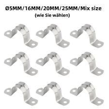 U Schelle Edelstahl Rohrschelle Bügelschelle Doppellasche Rohr Halterung Halter