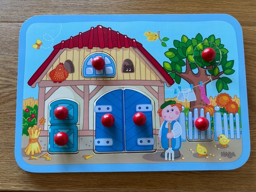 Haba holzpuzzle bauernhof für - holzpuzzle,