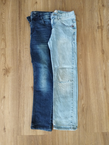 Jeans paket 140 blau junge - jeans,