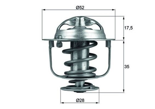 Thermostat kühlmittel mahle - thermostat,