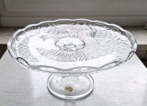 Alte pressglas tortenplatte - alte,