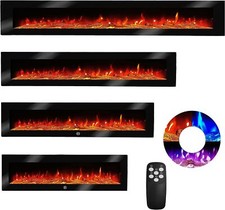 LED Wandkamin Elektrokamin Fernbedienung Elektrischer Kamin Zeus Farbwechsel 
