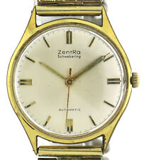 ZentRa Schwebering Vintage Herren Armbanduhr wohl PUW Cal. Automatic vergoldet