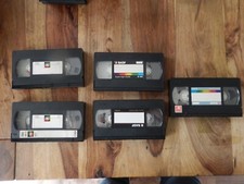 5 x VHS Video Kassetten mit