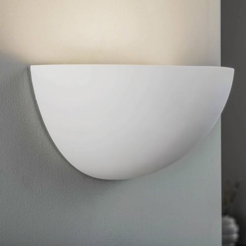 Lindby gips wandlampe weiß - gips,