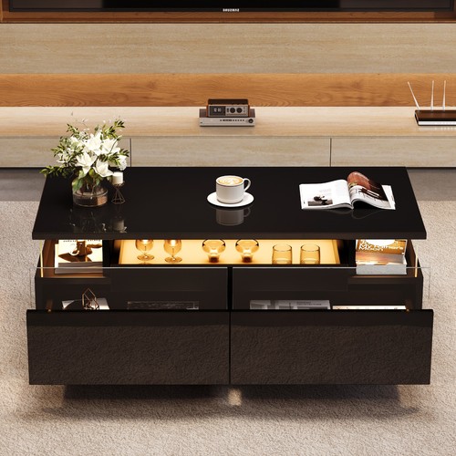Led couchtisch hochglanz - couchtisch,