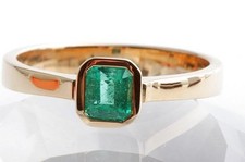 Smaragd Ring 0,66ct 750 18K
