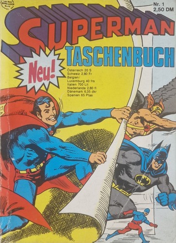Superman taschenbuch ehapa - superman, 1,