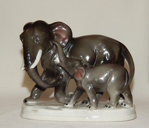 Elefant elefantenkuh mit kalb - elefant,