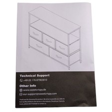 DUMOS Kommode mit Schubladen -