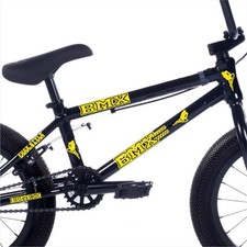 L101 Universal BMX Rahmen Aufkleber Kit FREE STYLE Street Race Sport Abenteuer