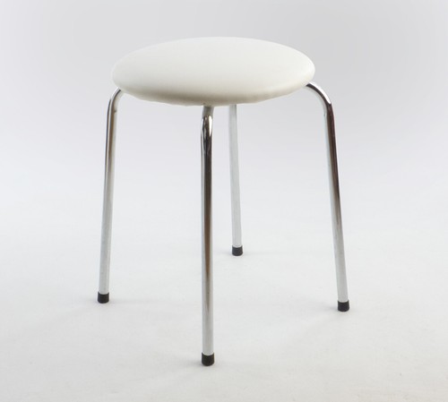 Hocker verchromtes stahlrohr - hocker,