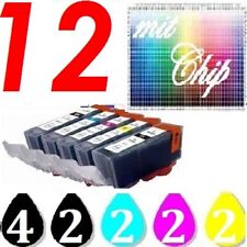 12 Patronen für Canon PIXMA