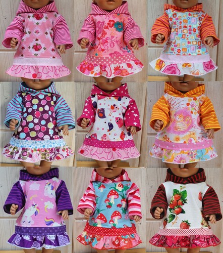 Puppenkleidung kleid mit - puppenkleidung,