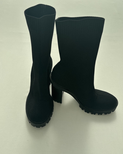 Zara schwarze elastische