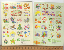 2 Bögen Weihnachtssticker Aufkleber  *SOS Kinderdorf
