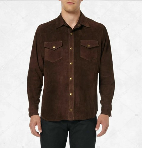 Herren braunes wildleder leder - herren,