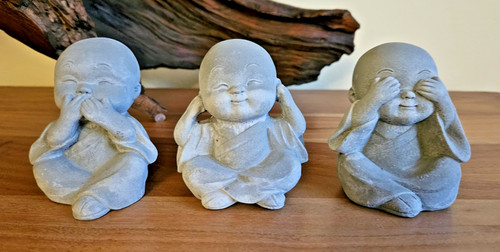 Bhudda dekofigur 3er set - dekofigur,