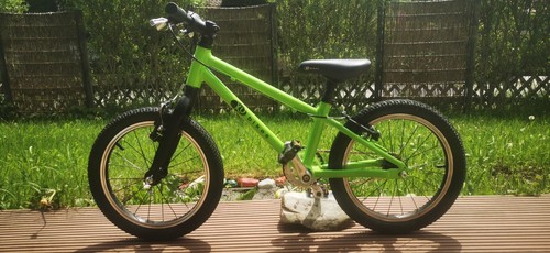 Kubike kinderfahrrad grün - 16",
