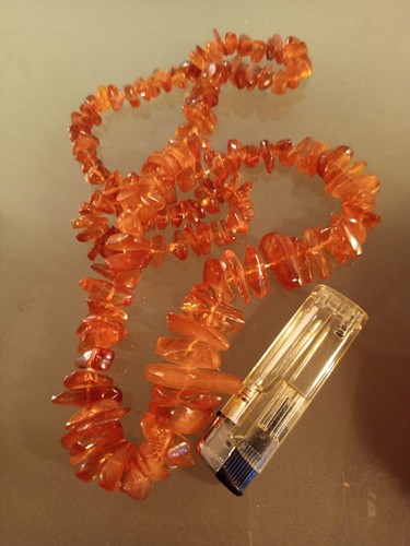 Bernstein schmuck halskette - bernstein,
