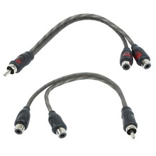 2x Cinch Y-Adapter Kabel