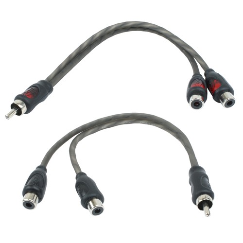 Cinch adapter kabel - y-adapter,