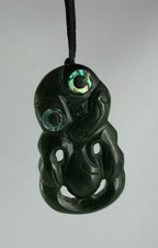 Hei Tiki Maori Nephrit Jade