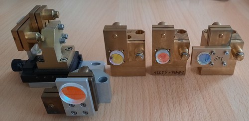 Laserspiegel mit halter - mit,