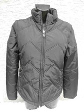 Esprit Damen Jacke Steppjacke /Weste 2in1 Abnehmbare Ärmel kurz schwarz Gr L Neu