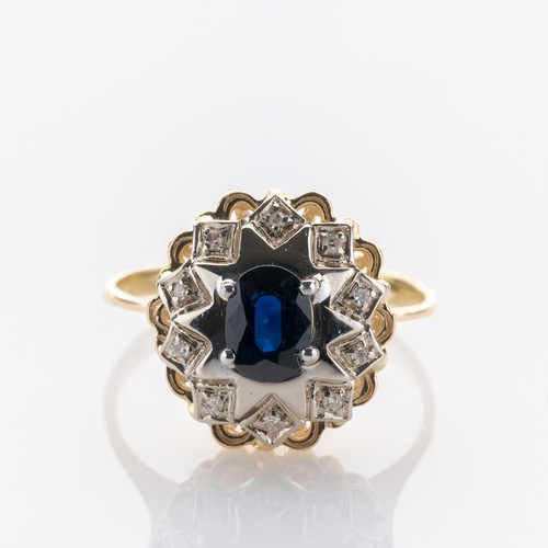 Ring aus 585er gelbgold mit - ring,