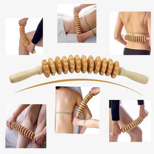 Wooden massage roller - massage,