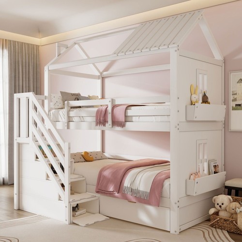 Etagenbett kinderbett 90x200cm - etagenbett,