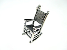Schaukelstuhl Designer Anhänger Chair 835 Silber Seefahrt Silver Pendent Anker