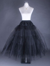 Neu TÜLLROCK 3/8-lagig ohne Ringe Unterrock Reifrock Hoopless Petticoat EN
