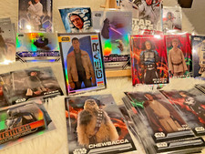 Topps Chrome Star Wars 2024 Base Refractor Red RayWave Inserts PICK YOUR CARD