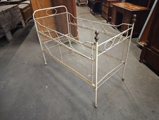 Jugendstil Kinderbett Metall um 1910