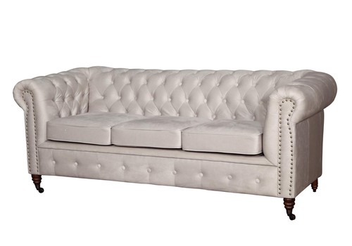 Chesterfield sitzer sofa - chesterfield, 3