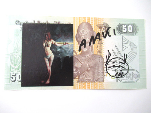 Araki banknote original - a), araki-banknote,
