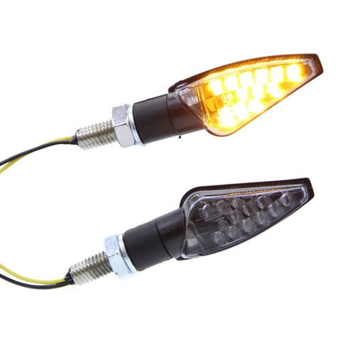Led mini blinker - mini, rauchgrau