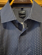 OLYMP LUXOR, Herren Hemd, Gr. 41, gebraucht, Baumwolle, lang Arm