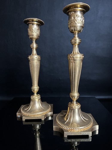 Paar kerzenleuchter bronze - kerzenleuchter,