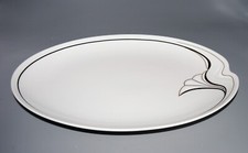 Kaiser Porzellan Alka AK Form 130 Domino Dekor Helsinki Platte oval 32 cm l.