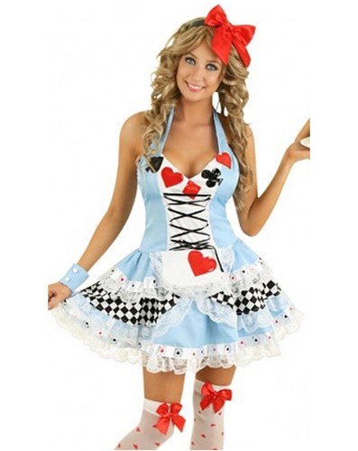 Damen kostüm alice märchen - kostüm,