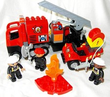 Lego Duplo Feuerwehrauto Löschzug Feuerwerhrautos Feuerwehrmänner Feuerwehr