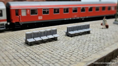 Bahnsteigsitze für - h0,