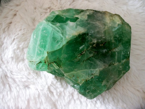 Edelstein fluorit grün - edelstein,