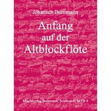Anfang auf der Altblockflöte